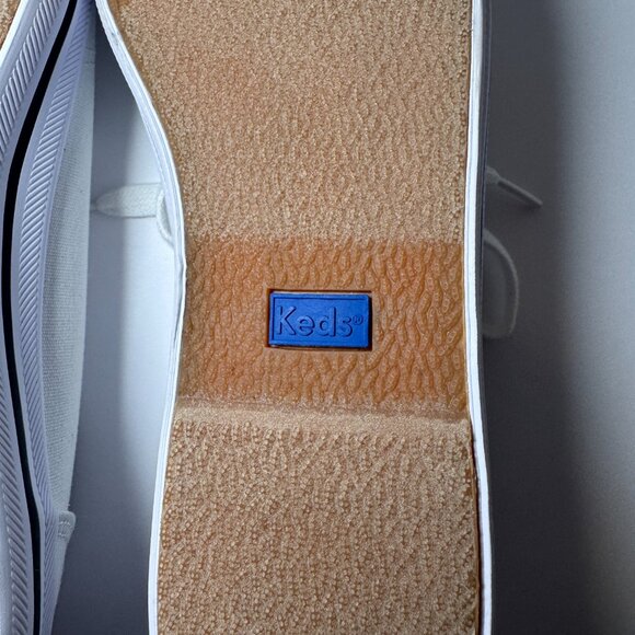 Keds Women's Size 7.5 Lace Up Sneakers, white with Dream Foam - Picture 6 of 15